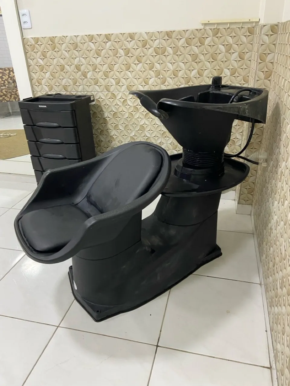 Conjunto de lavatório para salão de beleza