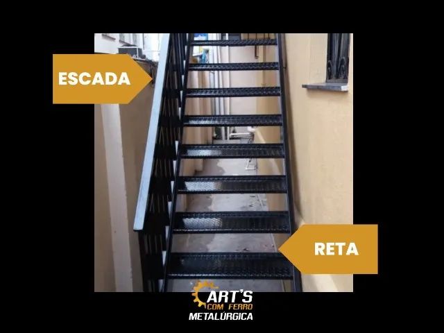 Escada reta instalada   3, *