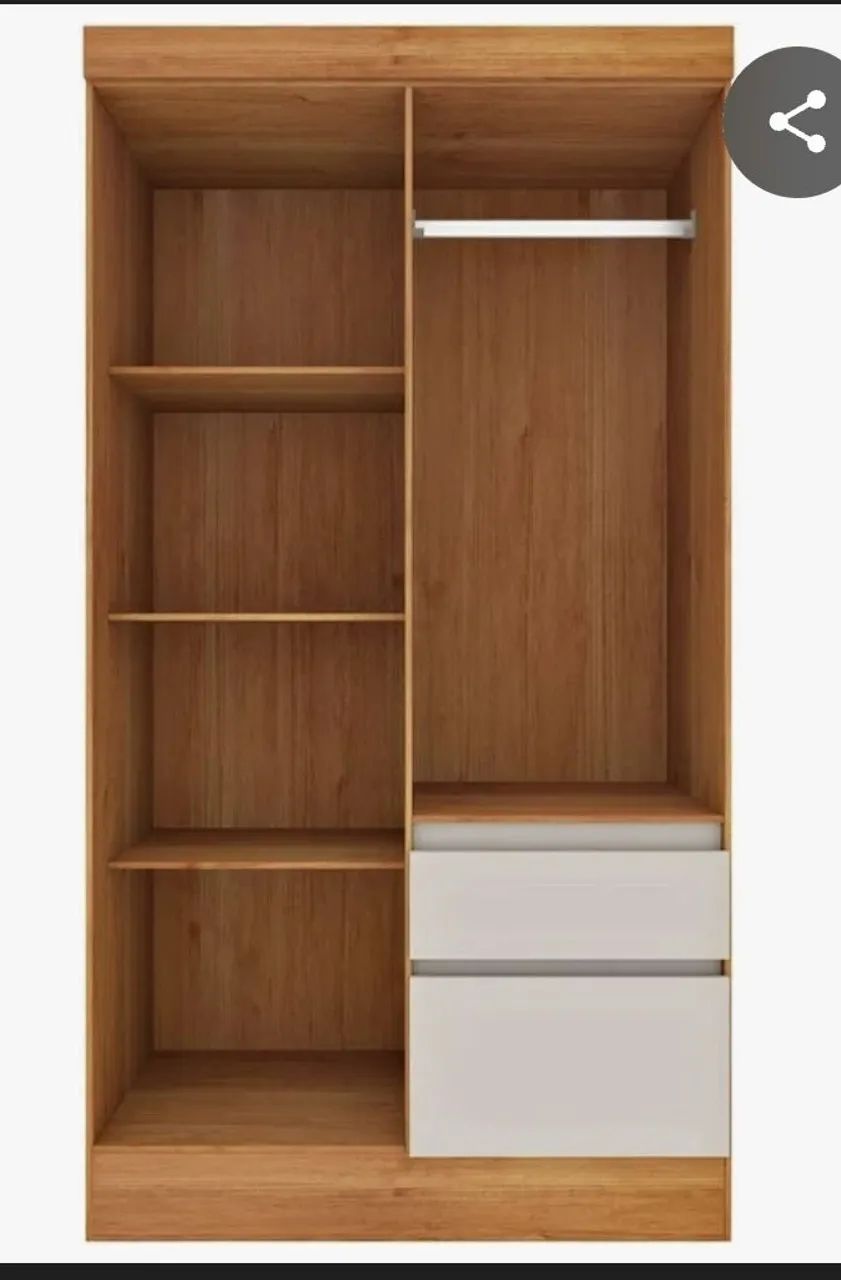 Guarda-roupa espaçoso solteiro  - Foto 2