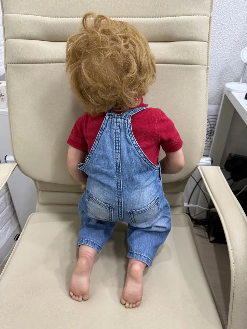 Boneca Bebê Reborn realista perfeito estado 50cm - Foto 2