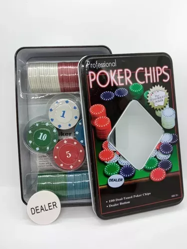 Kit Poker Profissional Em Lata