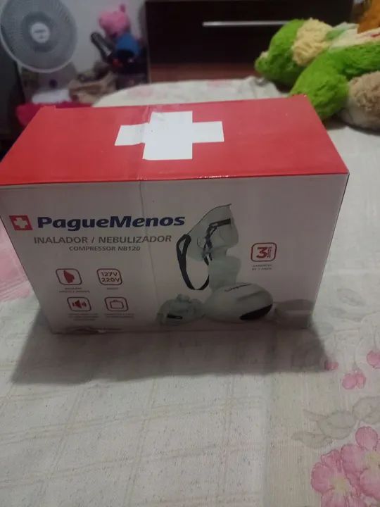 Inalador Compressor Pague Menos NB120 - Novo
