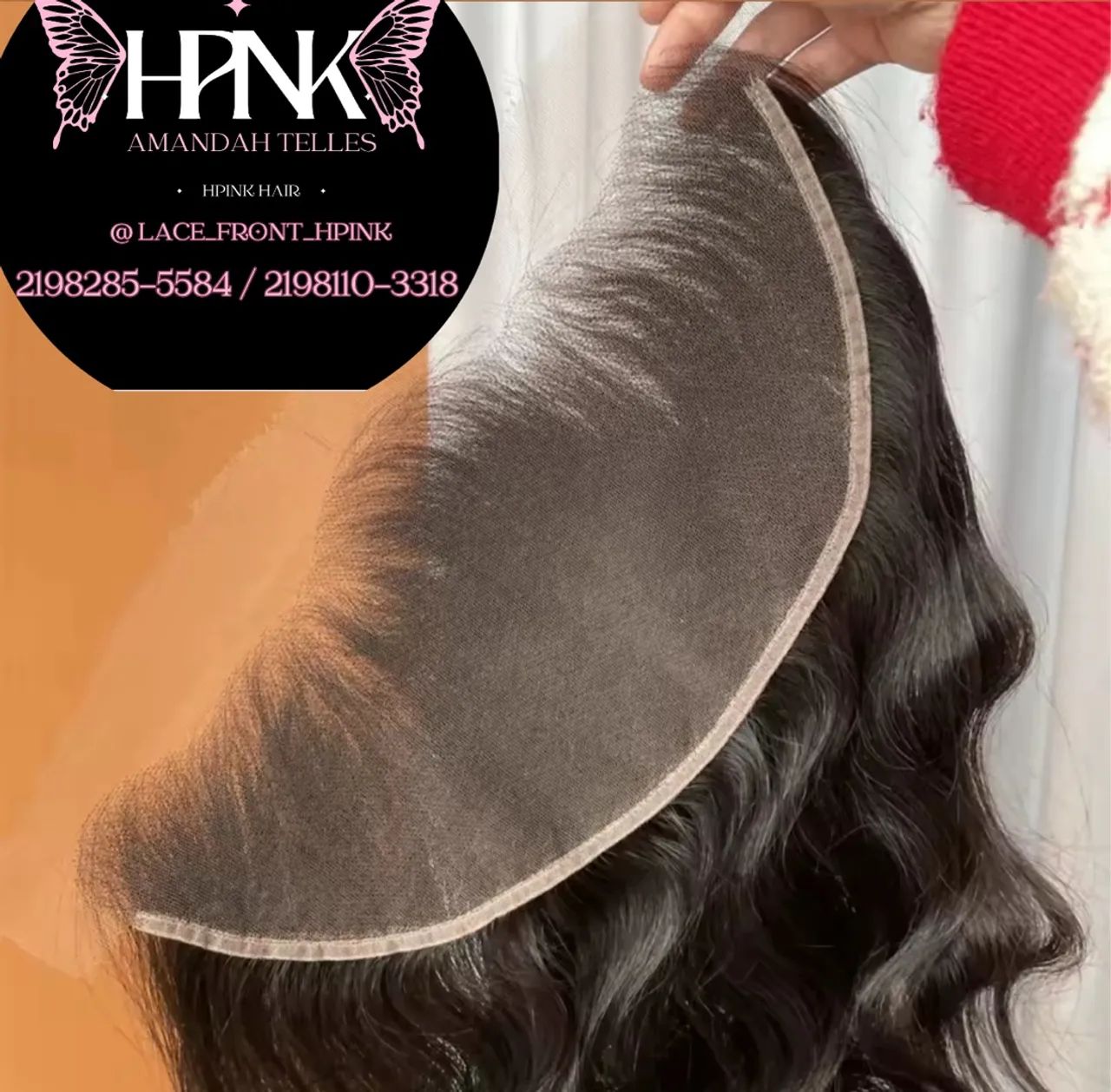 Tela Closure Frontal 13x4 Cabelo humano
