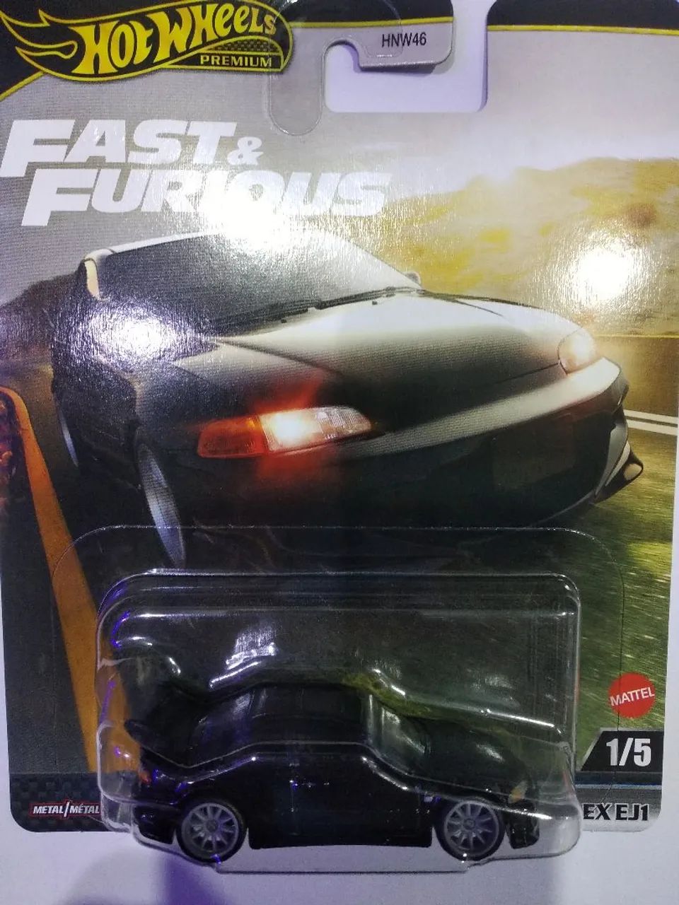 Hot Wheels Premium Fast & Furious 1993 Honda Civic Coupe/Coupe EX EJ1 - Foto 3