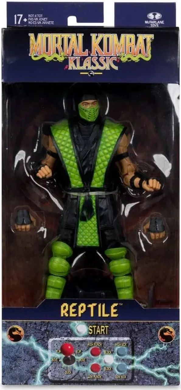 Mortal Kombat Klassic Reptile 7" Action Figure McFarlane  - Foto 2