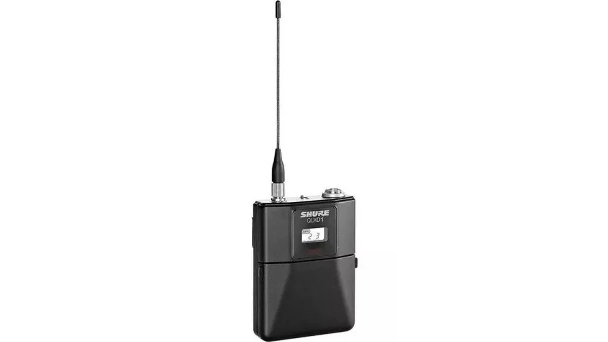 Transmissor Bodypack Sem Fio Sistema QLXD Shure QLXD1-L50 ( Serve Receptores QLXD4 ULXD4 )
