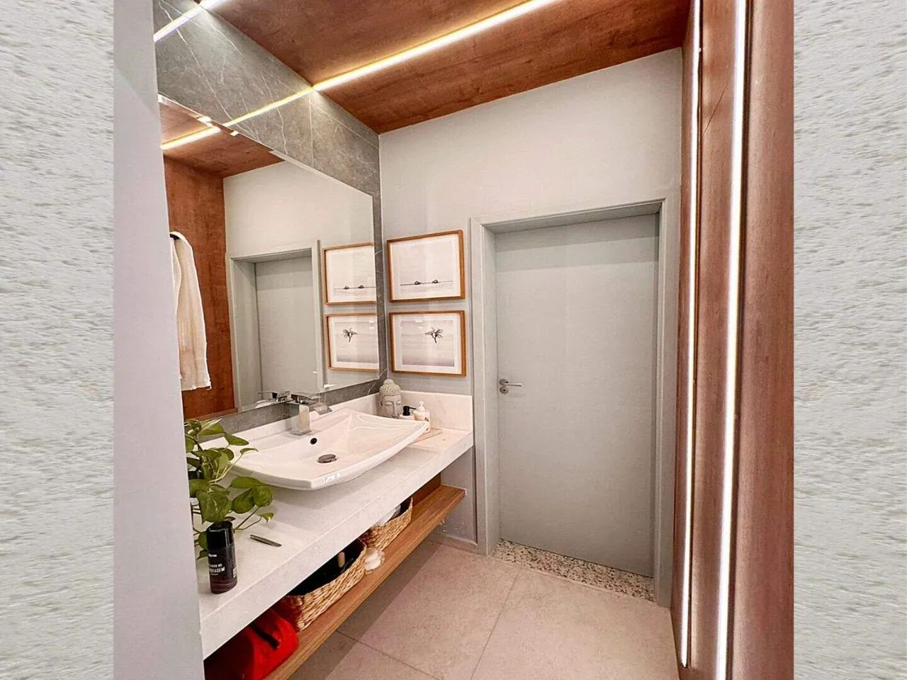 Casa ultra moderna com 250 m², 3 dormitórios sendo 1 suíte, piscina com iluminação à venda - Foto 11