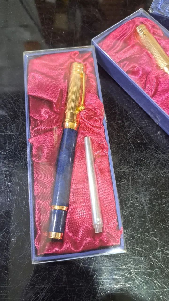 Caneta tinteiro novas - linhas - barato - Foto 4