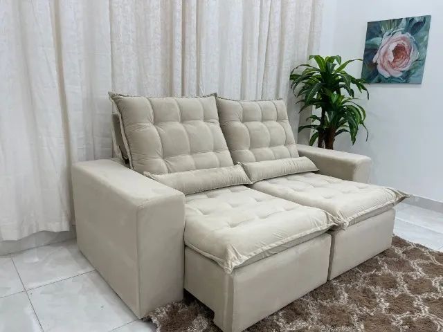 Sofá Retrátil Reclinável Small 2.00m Produto Novo Entrega Rápida