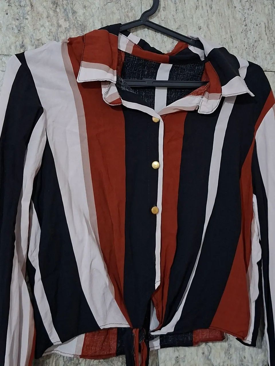 Top blusa colorida - Foto 2