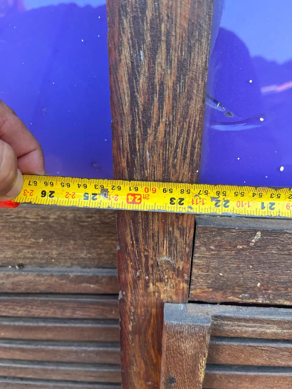 Folhas de janelas usadas de madeira dura64341455859585123