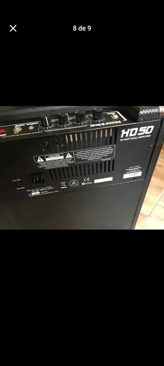 Amplificador de Baixo Hartke HD50 - Foto 3