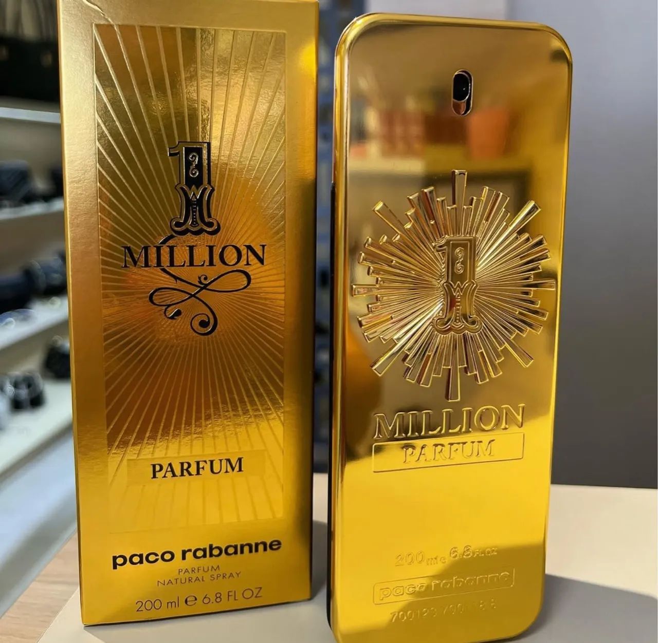 Perfume One million Parfum 200ml original e lacrado 