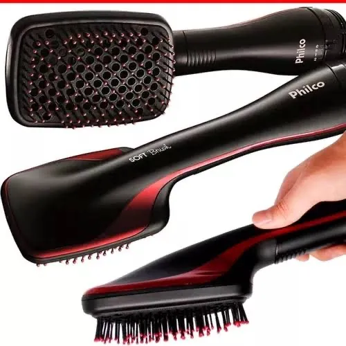 Escova secadora Philco soft brush