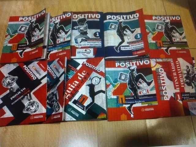 Livros sistema maxi de ensino editora positivo ensino médio
