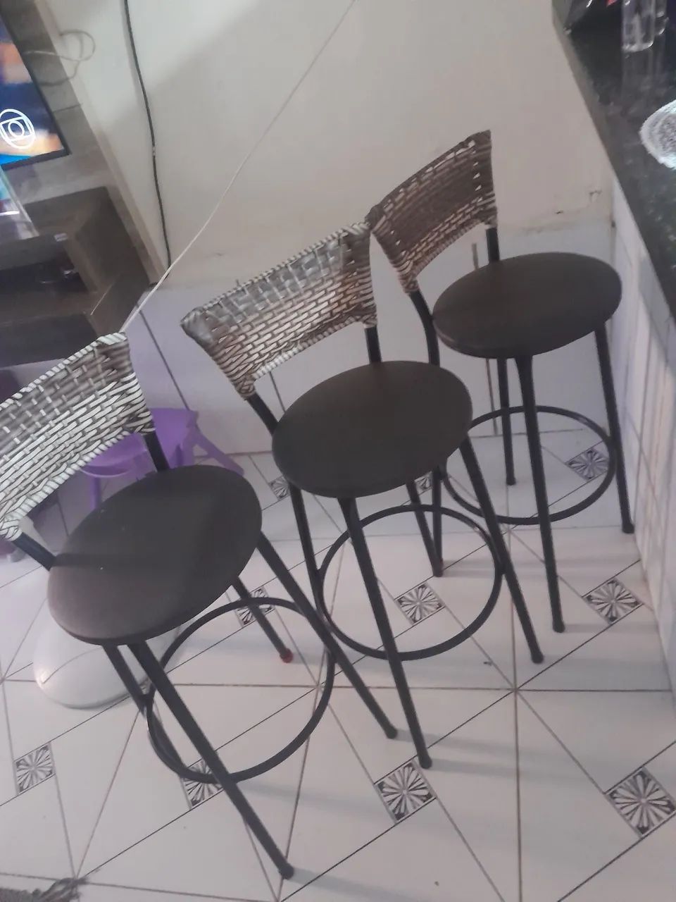 Cadeira de mesa americana 