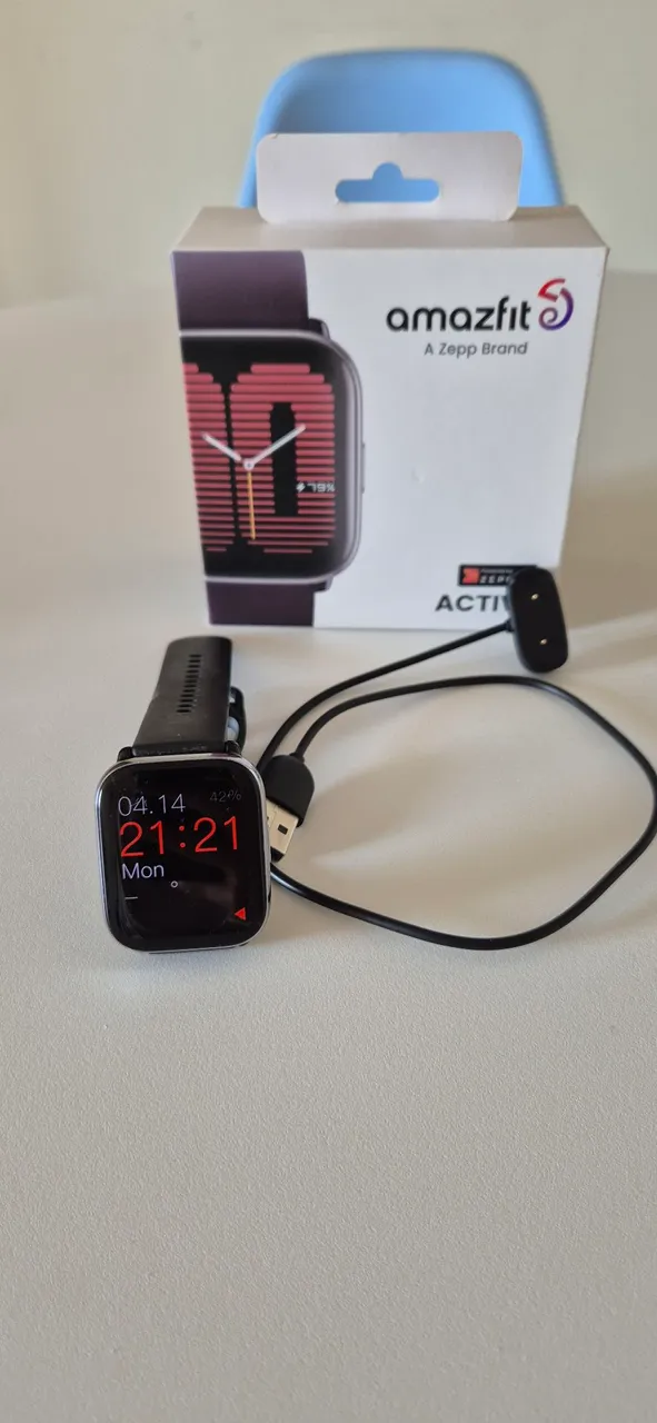 Amazfit active com caixa