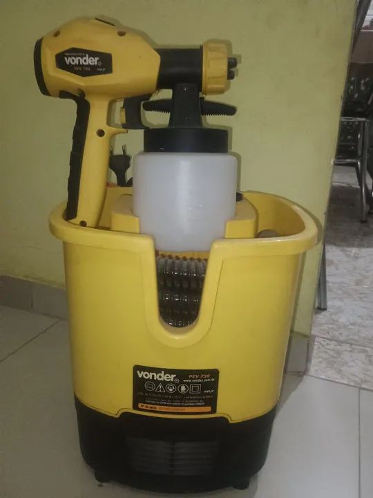 Pistola Pintura Elétrica PEV 750 VONDER com todas 127v - Foto 2