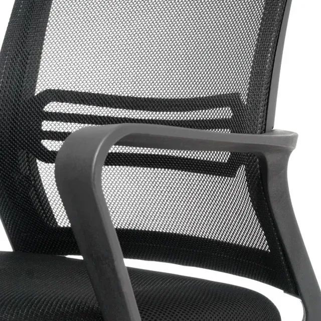 Cadeira Diretor Escritório Tela JOY Preta Design Ergonômico Conforto e Estilo 34007 - Foto 5
