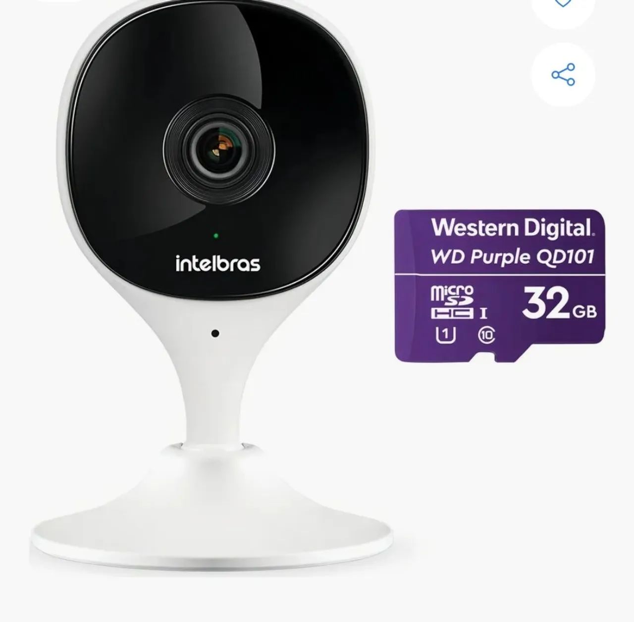 Intelbras Wi-Fi Camera IMX C with 32 GB SD Card