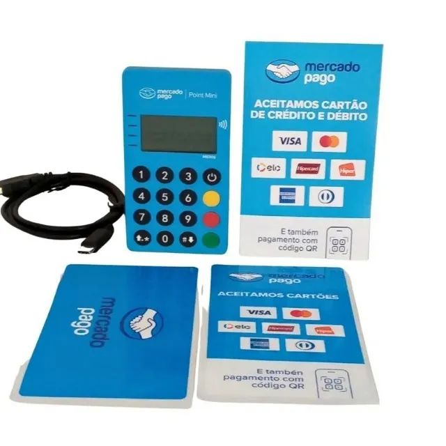 Máquina de cartão Point blue -  bluetooth - mercado pago