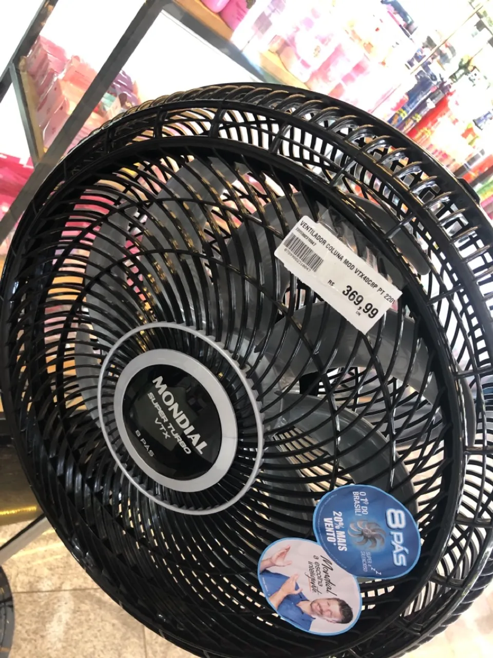 Ventilador de Coluna Mondial Super Turbo VTX - 8 Pás