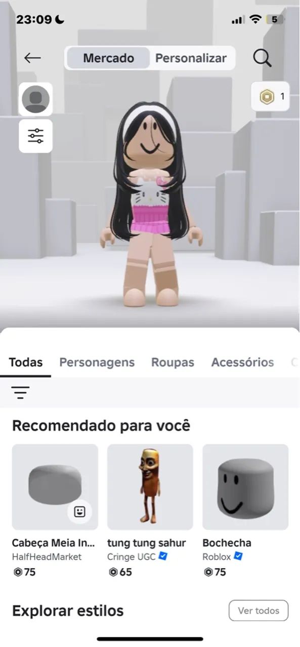 Conta roblox