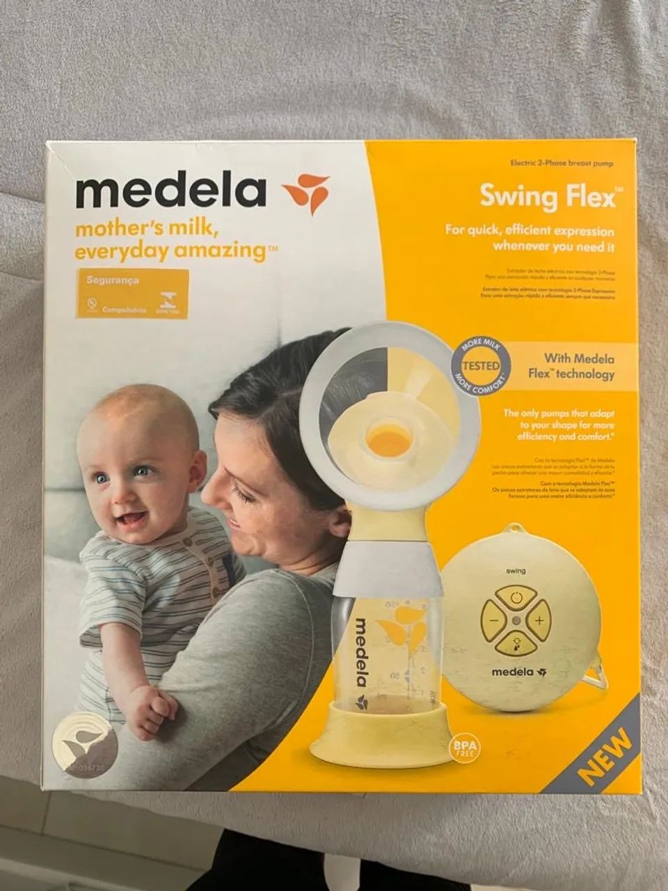Bomba extratora de leite medela