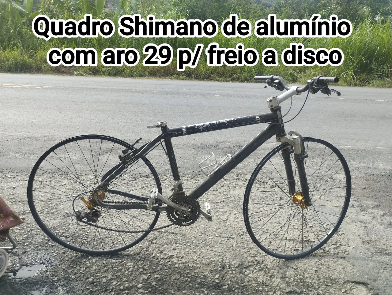 Quadro Shimano de Alumínio com aro 29 p/ freio a disco