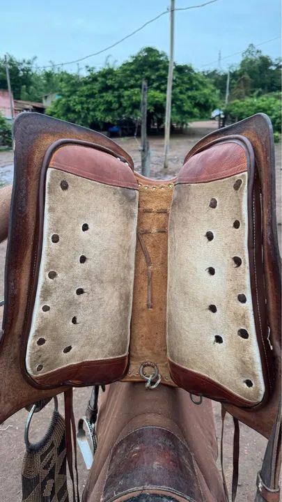 Arreio Zamboim 10x sem juros no cartão (Sela de Montaria em Couro Legítimo) - Foto 6