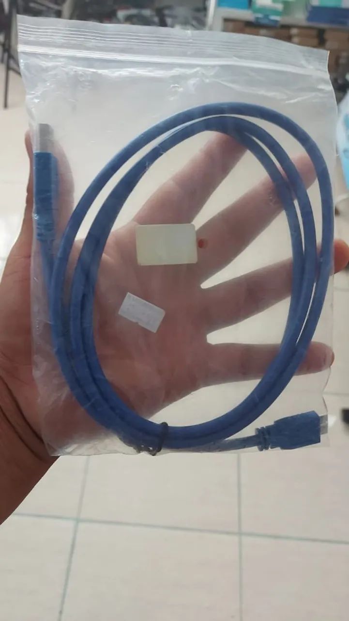 Cabo USB Tipo B para HD ou celular- modelo 3.0 USB micro-b 3. 5gbps R$25,00  - Foto 4