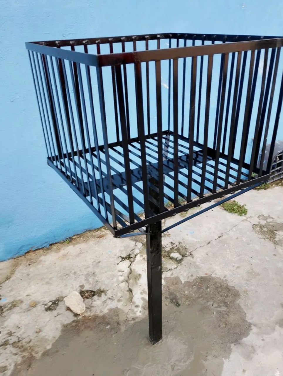 Lixeira calçada