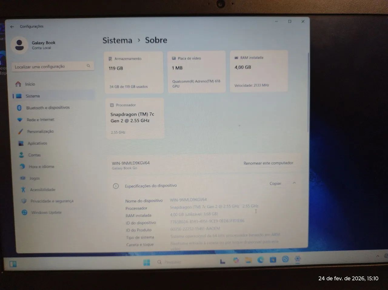 Samsung Galaxy Book Go (14" Full HD) - Foto 4
