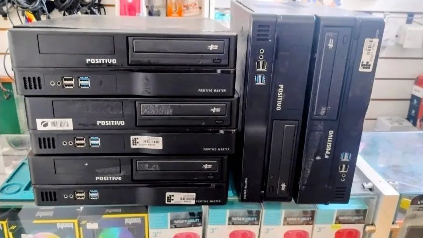 Lote Com 5 Computadores CPUs Positivo Master Slim (Usados - Sem HD/SSD) - Foto 2