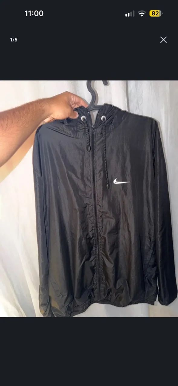 Corta vento preto Nike G - Foto 4
