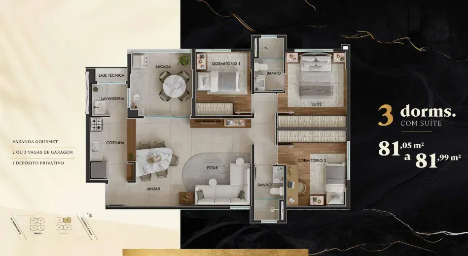PLANTA 81m²