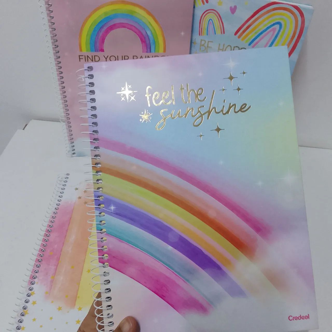 Kit com 3 cadernos de 1 matéria 