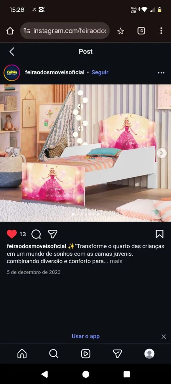 Cama infantil Barbie 