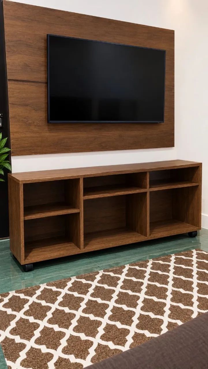 Painel com rack