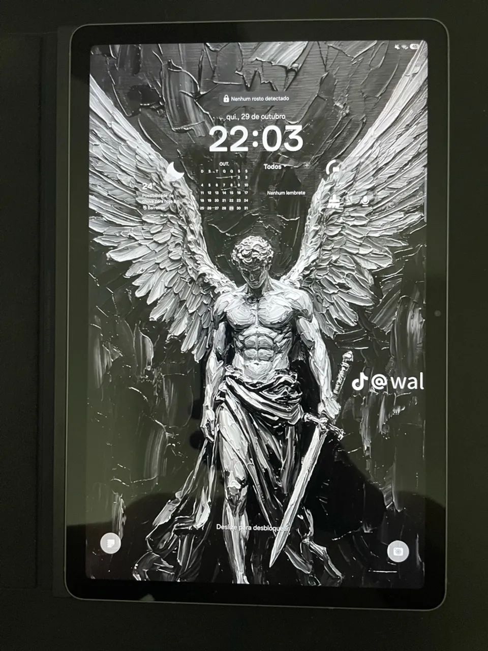 Tablet Sansung S10 Lite cinza 1 mês de uso - Foto 2