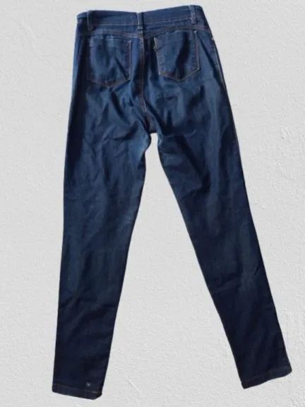 Calça Vortex Jeans Azul Escuro Feminina n° 42 - Foto 2