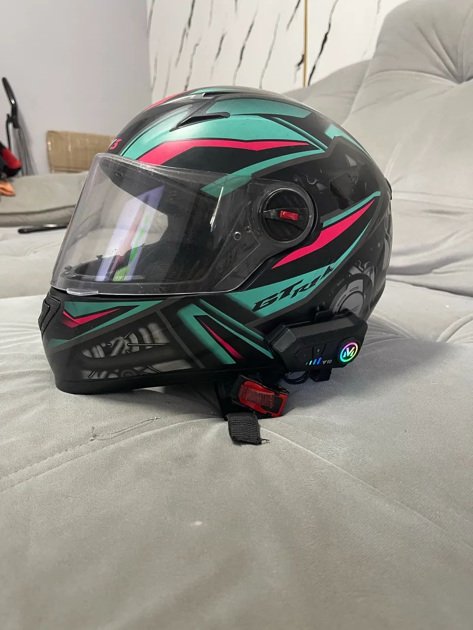 CAPACETE FW3 + INTERCOMUNICADOR  - Foto 2