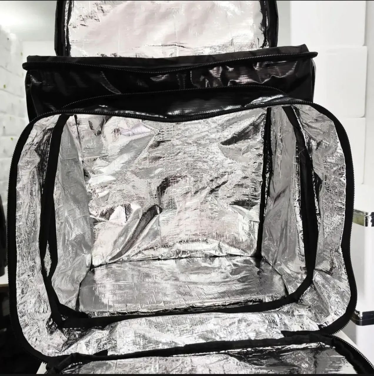Bag de entregador 80 litros expansiva  - Foto 4