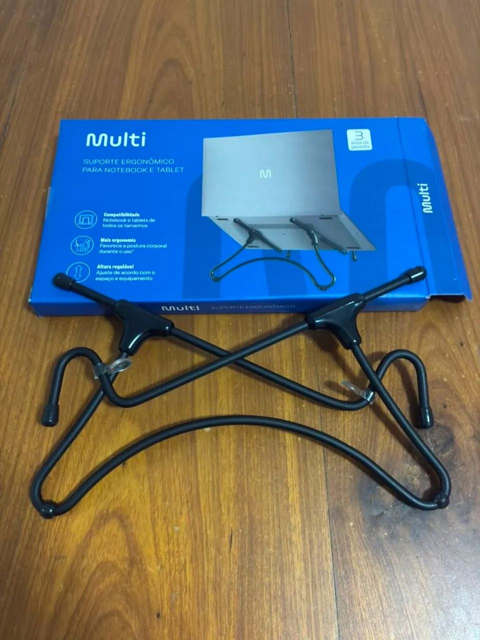 Suporte Ergonômico para Notebook e Tablet Preto