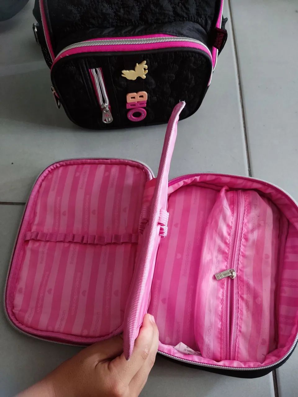 Kit Original Mochila Rodinha Rebecca Bonbon + Lancheira + Estojo  - Foto 5