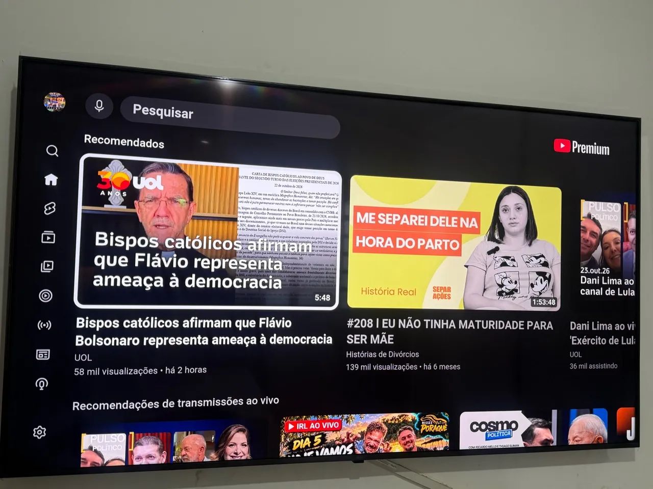 Tv led LG Smartv 4k borda infinita 50 polegadas em estado de nova - Foto 2
