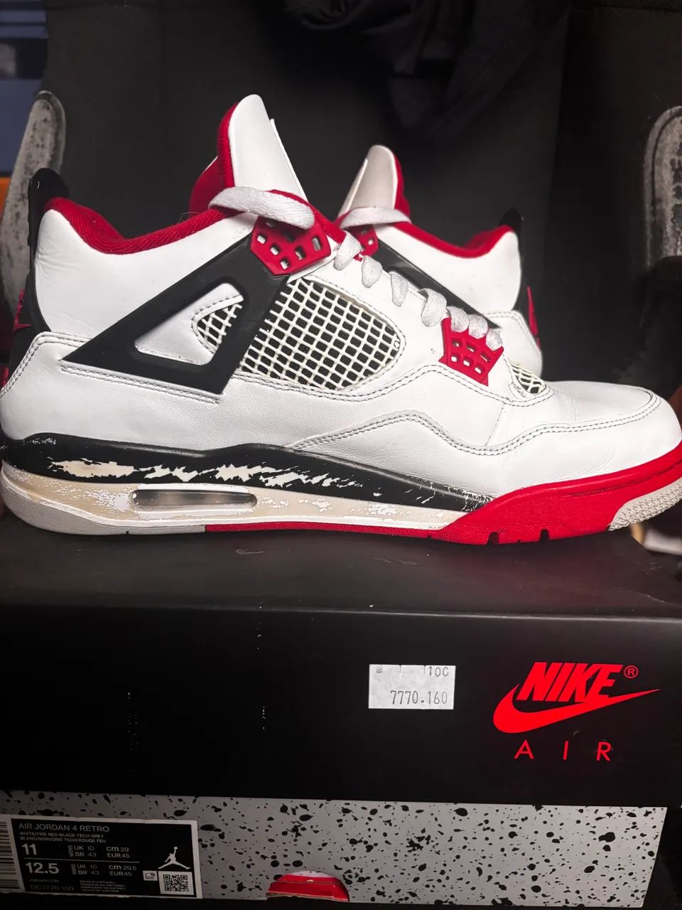Jordan 4 fire red tamanho 43 - Foto 5