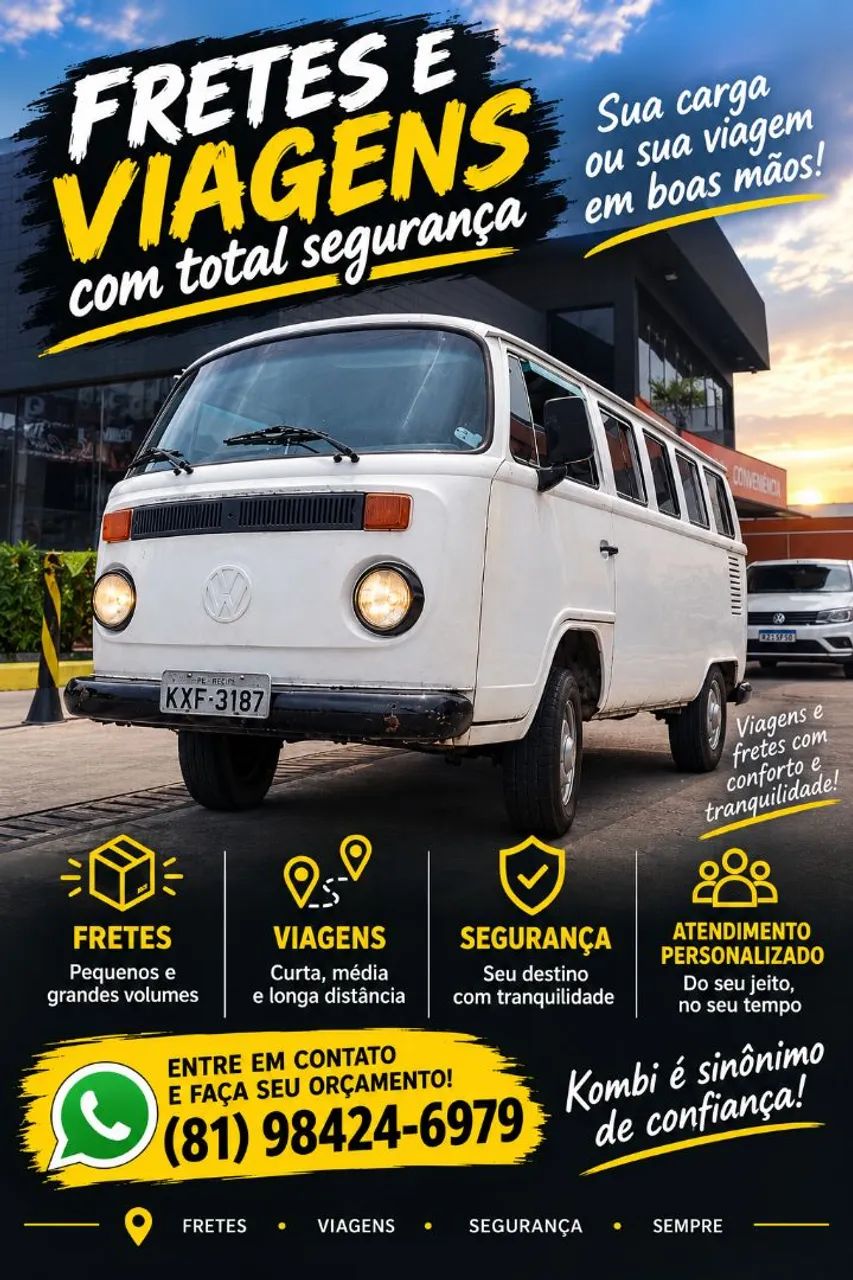 Fretes, viagens e mudanças. 