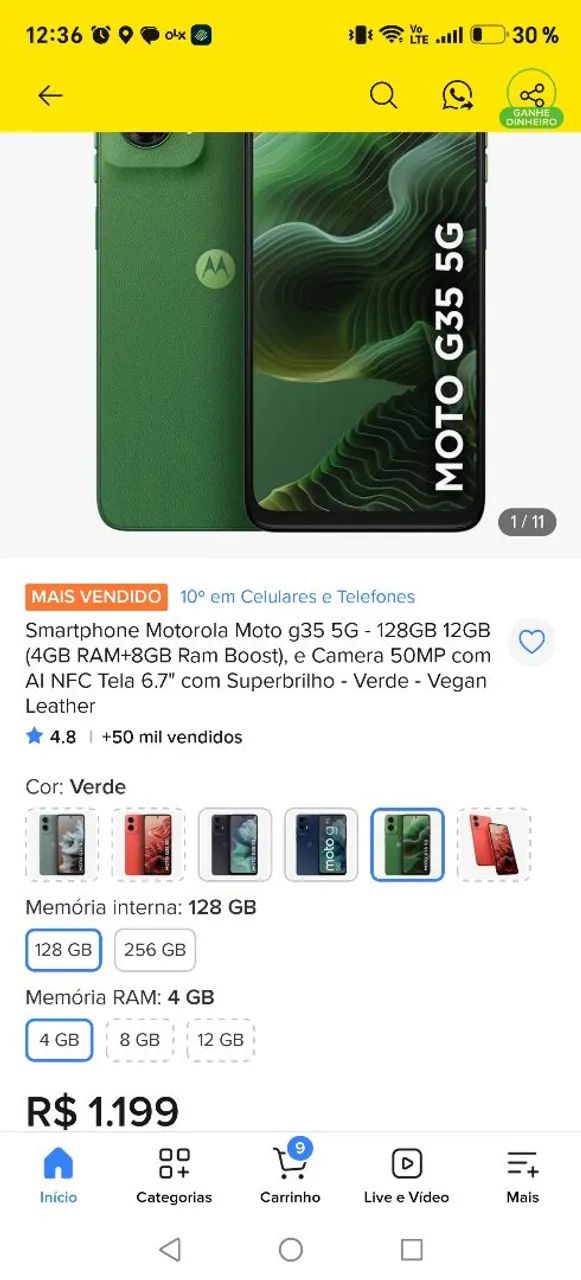 Moto G35 5G lacrado  - Foto 3