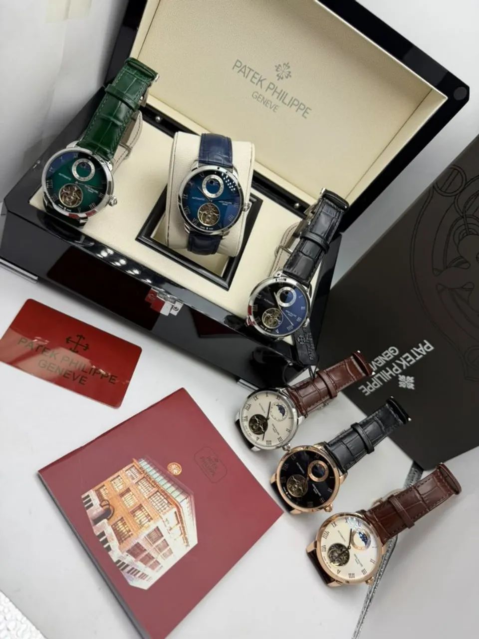 RELÓGIO AUTOMÁTICO ESTILO PATEK PHILIPPE